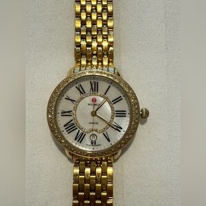 Michele Gold and Silver Women's Watch